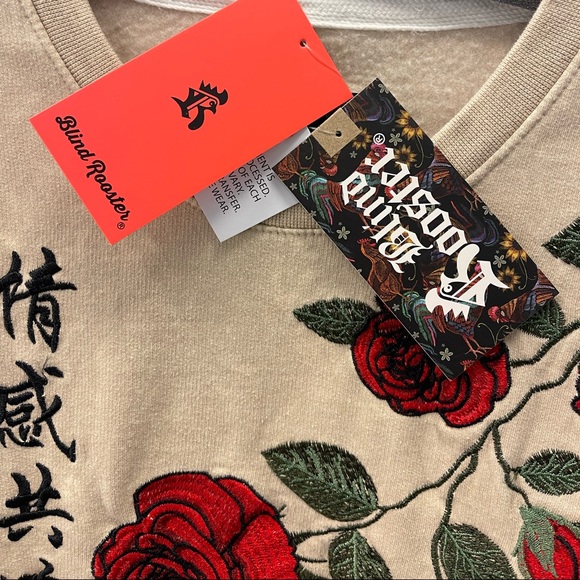 Blind Rooster Brand New Sweatshirt Japanese Style - Picture 2 of 8